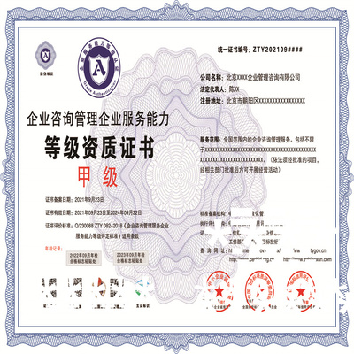 企業(yè)咨詢管理企業(yè)服務(wù)能力等級(jí)資質(zhì)證書招標(biāo)投標(biāo) 重點(diǎn)咨詢服務(wù)
