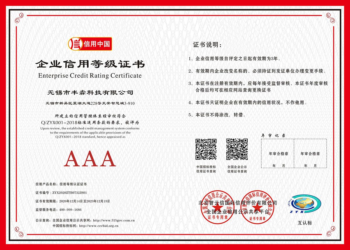 企業(yè)信用等級(jí)單位